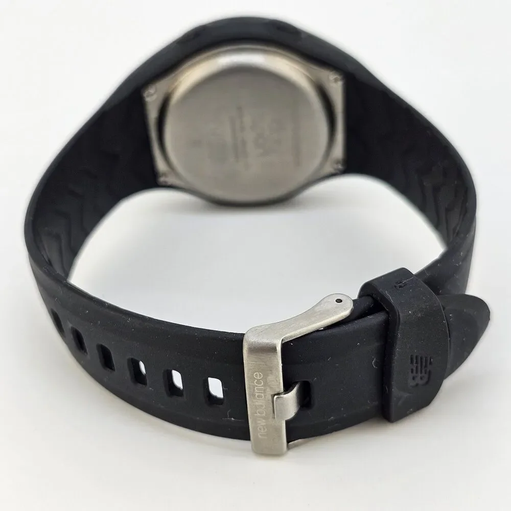 New Balance Duo‎ Sport Men's Digital Watch 40MM Black Plastic Bands New Battery